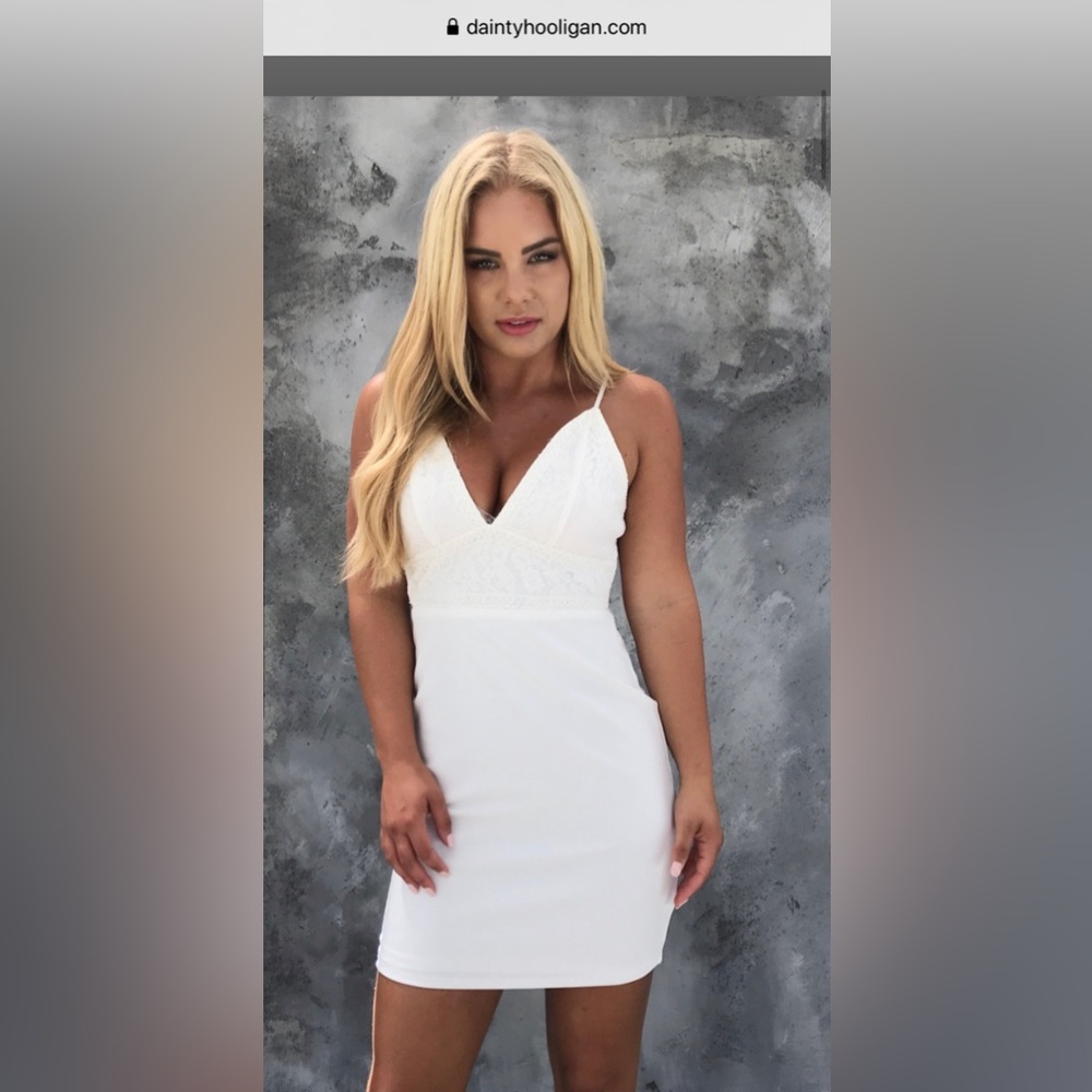 Dainty Hooligan white dress
